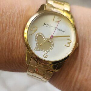 Betsey Johnson Gold Watch